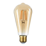 Ampoule LED E27 Filament Dimmable 8W ST64