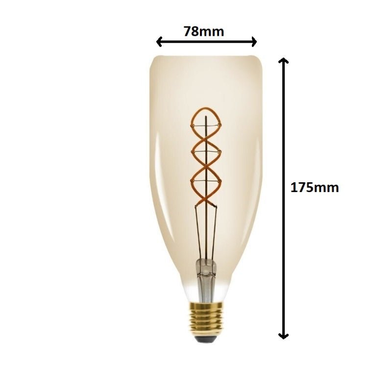 Ampoule LED E27 Filament Torsadé 4W Bouteille - Silamp France