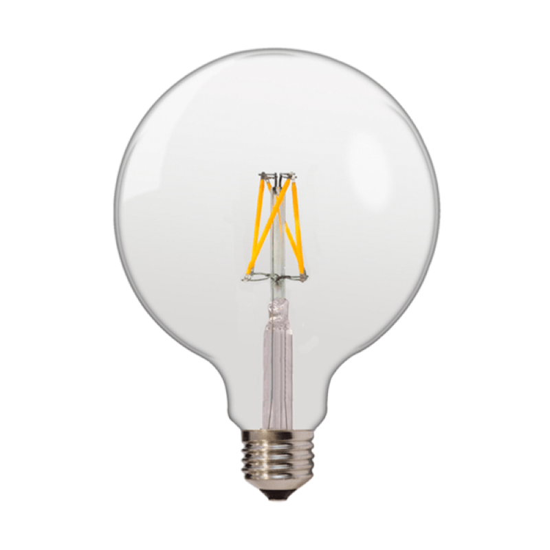 Ampoule LED E27 G125 6.5W Filament - Silamp France