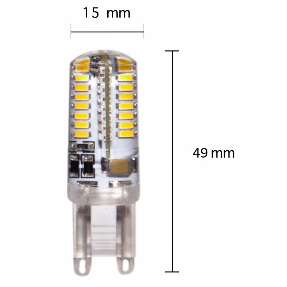 Ampoule LED G9 5W 220V SMD6630 64LED 360° (Pack de 10) - Silamp France