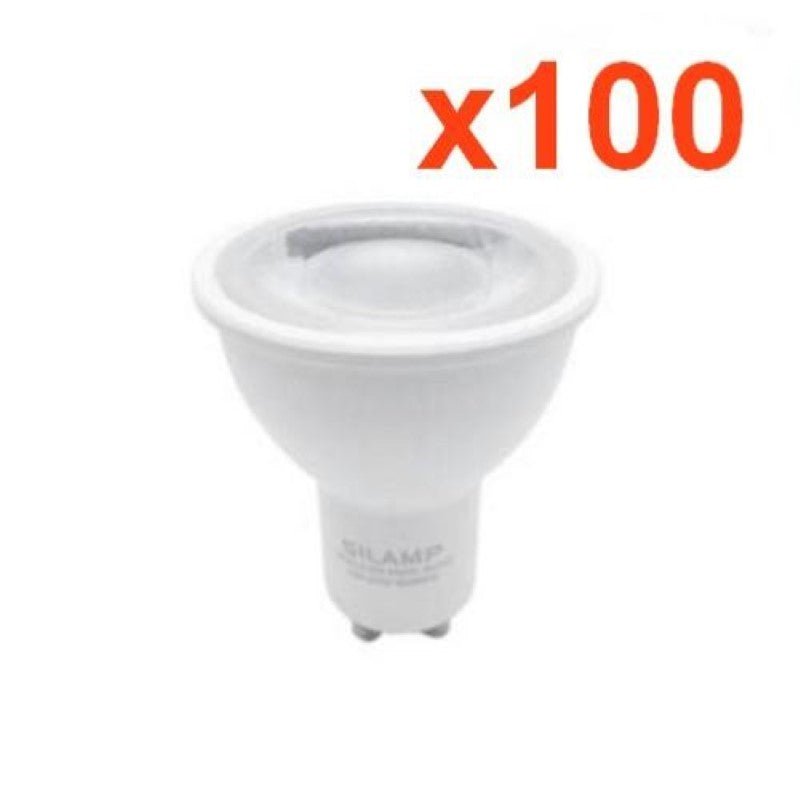 Ampoule LED GU10 Dimmable 8W 220V SMD2835 PAR16 60° (Pack de 100) - Silamp France