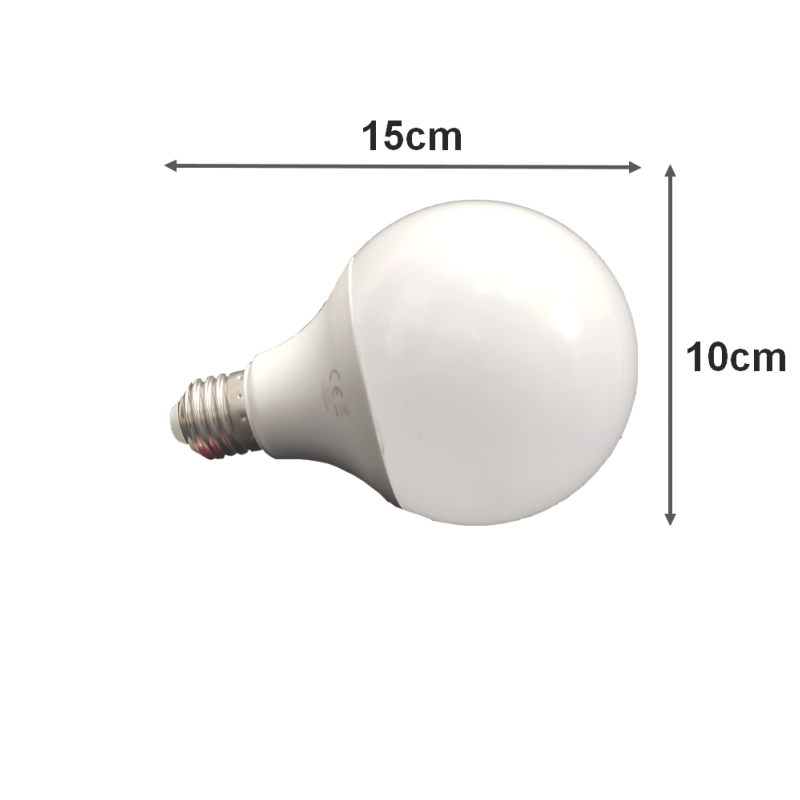 Ampoule LED E27 12W 220V G95 300°
