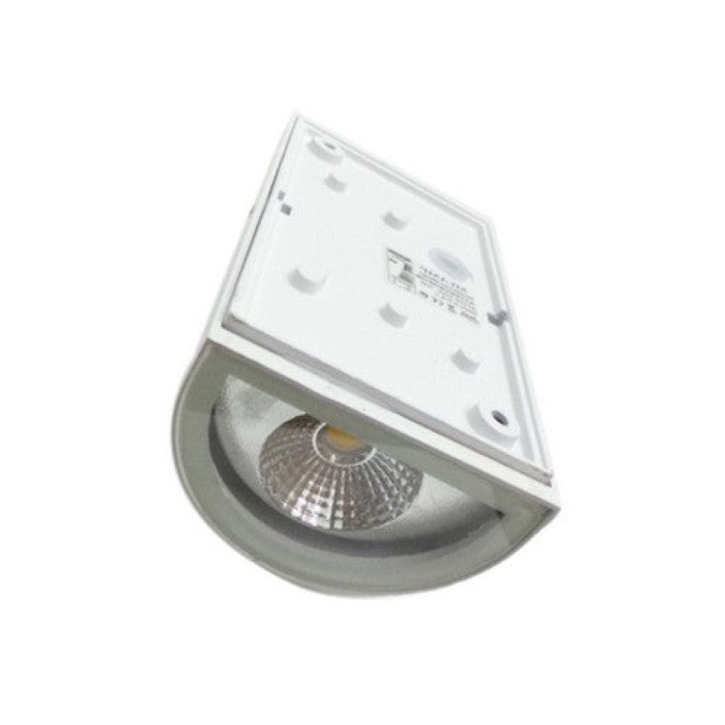 Applique Murale Blanche LED Double Faisceau 10W IP44 - Silamp France