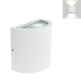 Applique Murale Blanche LED Double Faisceau 10W IP44