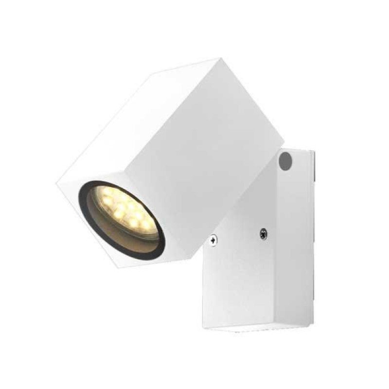 Applique Murale Blanche LED IP44 Orientable pour ampoule GU10 - Silamp France