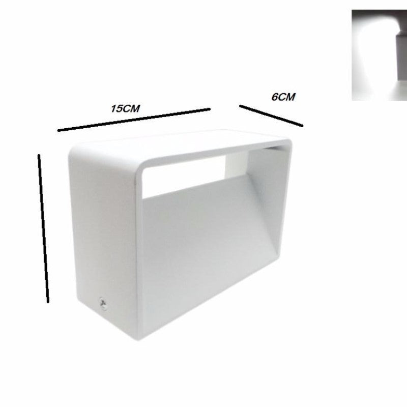 Applique murale LED 5W IP44 BLANC - Silamp France
