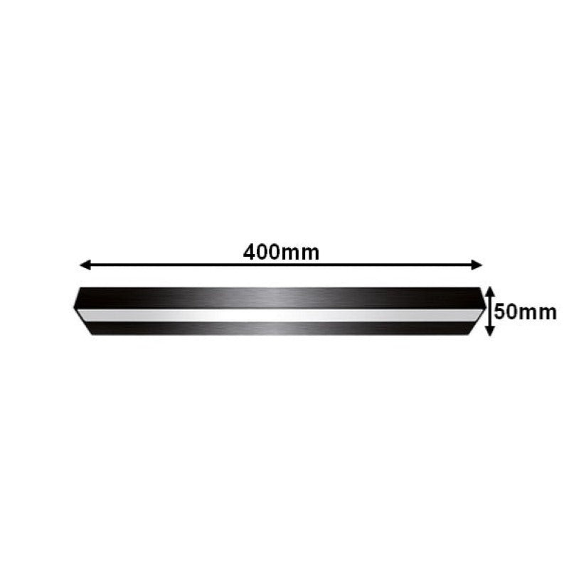 Applique Murale LED SMD 9W IP44 Noir - Silamp France