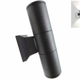 Applique Murale Noire LED IP44 Double Faisceau 10W