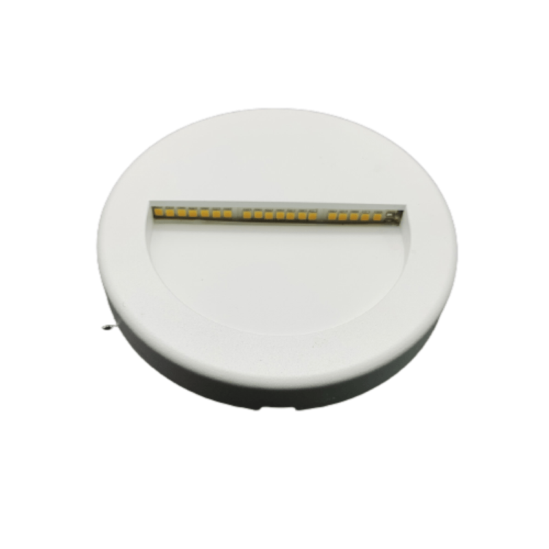 Balise LED Saillie 3W 220V 120° Rond Blanc pour Escalier - Silamp France