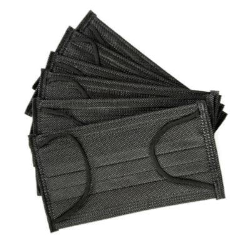 Boîte de 1000 Masques chirurgicaux Noirs Jetables Type II R BFE > 98% - Silamp France