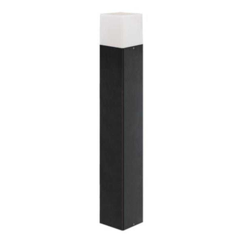 Borne de Jardin Noire 50cm IP44 pour Ampoule E27 - Silamp France