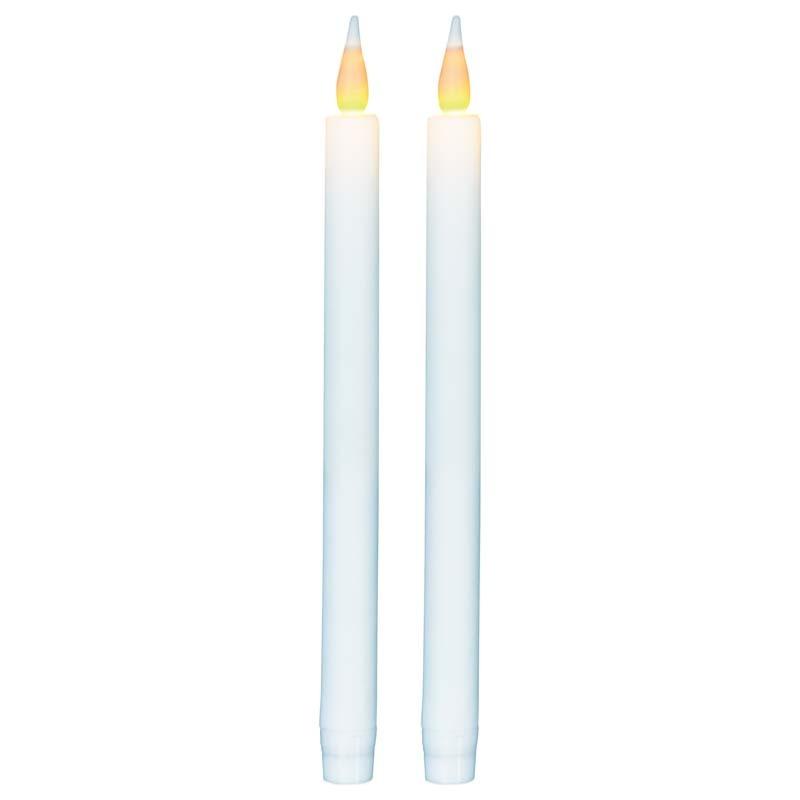Bougie LED Chandelle Blanc (Lot de 2)