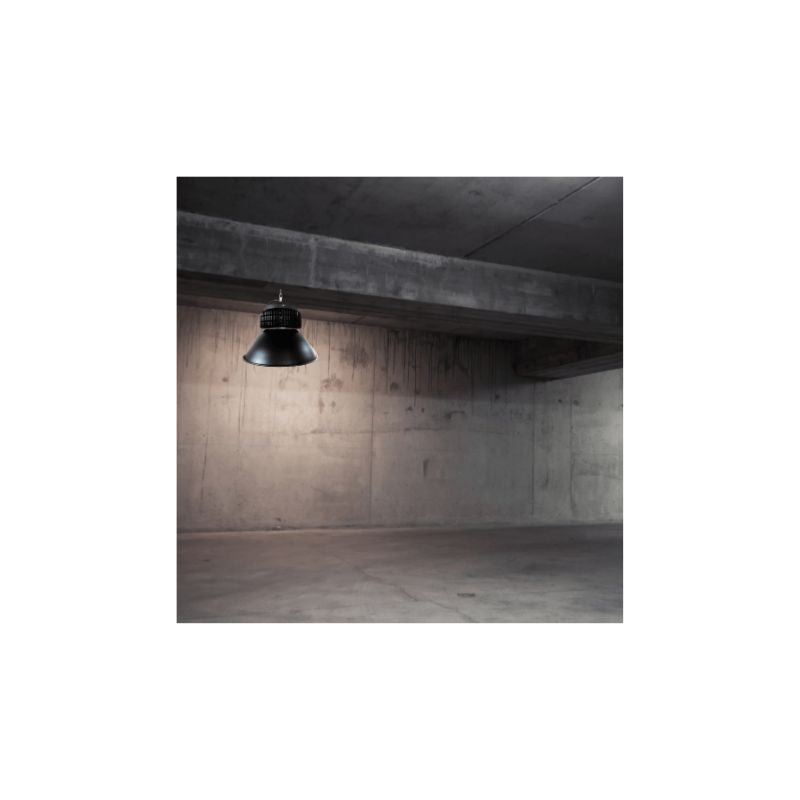 Cloche LED Industrielle 150W 120° NOIR - Silamp France