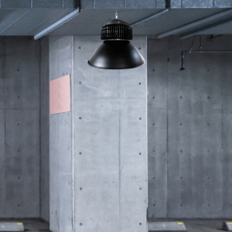 Cloche LED Industrielle 50W 120° NOIR (Pack de 5) - Silamp France