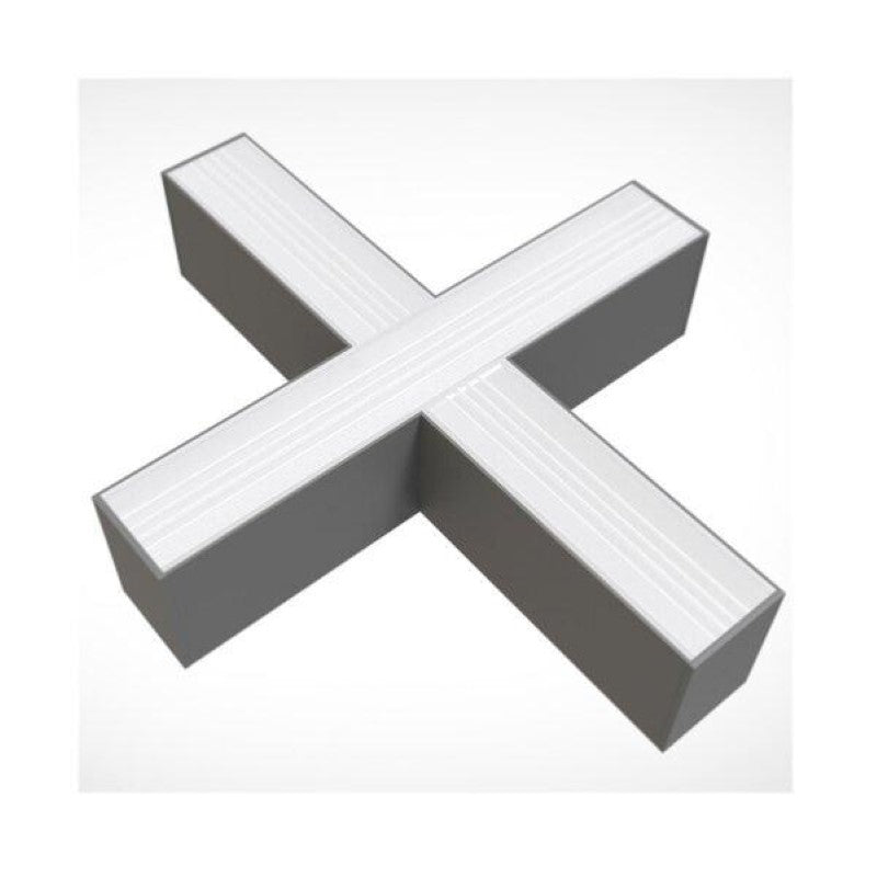 Connecteur 15W pour Luminaire Suspendu Interconnectable en X GRIS - Silamp France