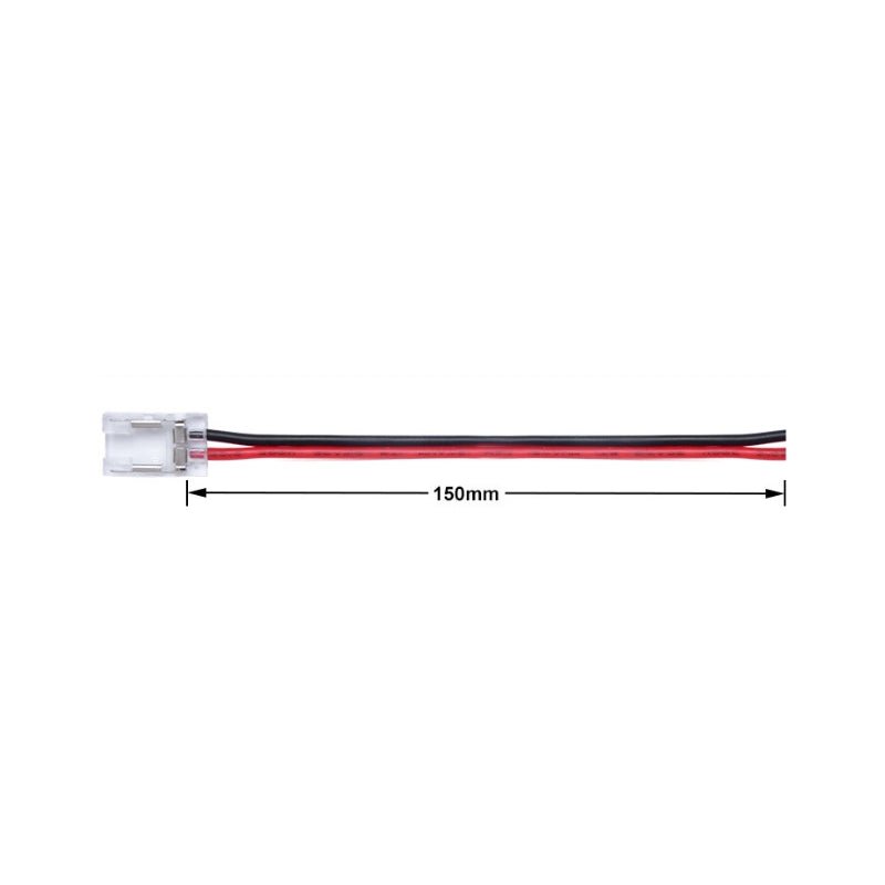 Connecteur avec Fil pour Ruban LED COB 48V 10mm - Silamp France