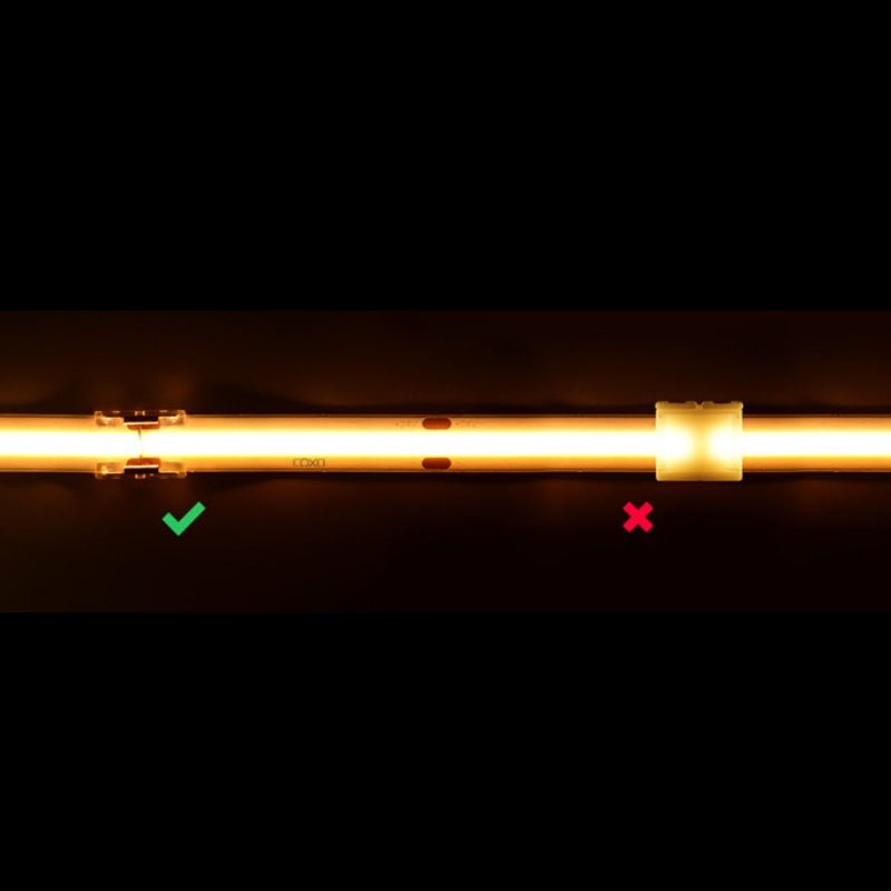 Ledpoint S.r.l.  Connecteur avec fiche M1, câble 2m, pour rubans led COB  et monochromes (PCB 10mm)