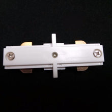 Connecteur Droit Rail Monophasé BLANC