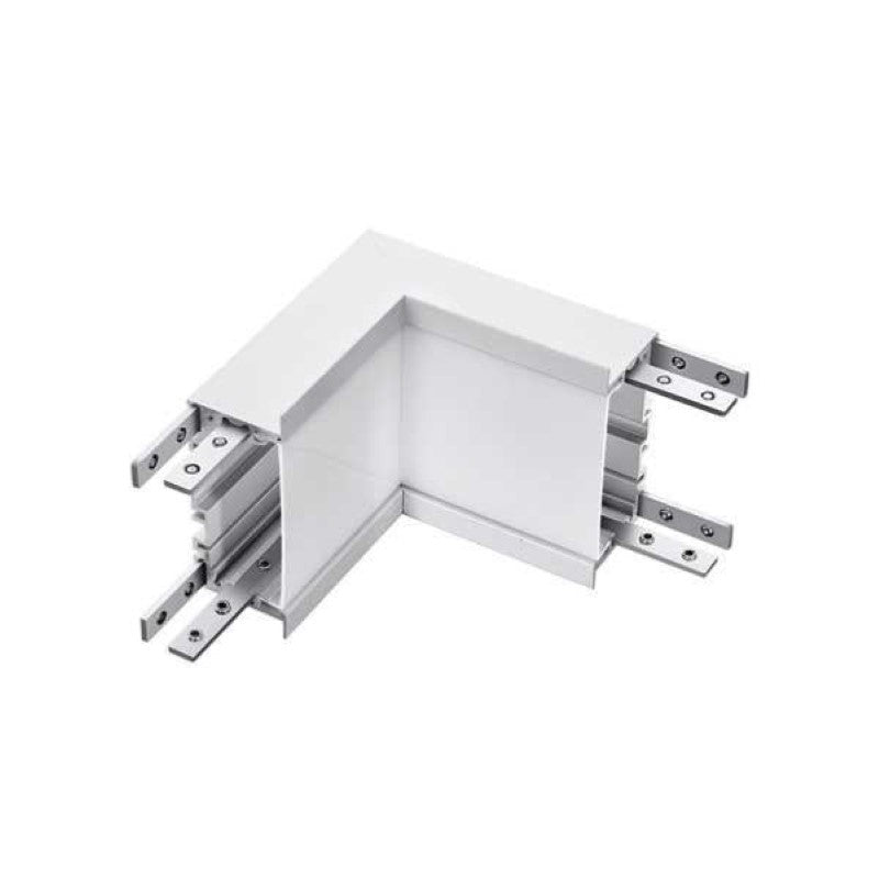 Connecteur LED Angle Rentrant pour Réglette Encastrable BLANC - Silamp France