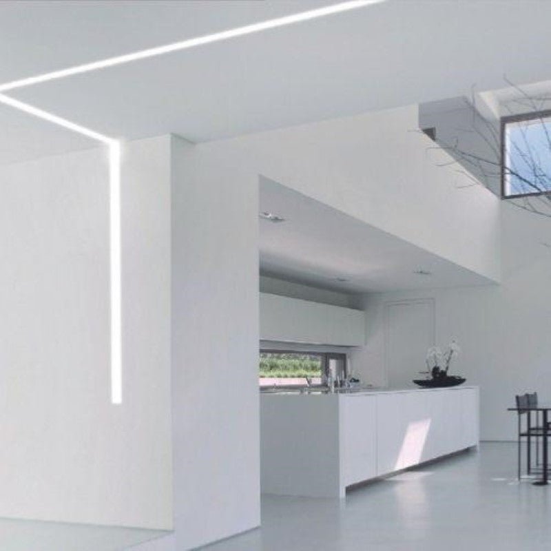 Réglette LED Encastrable Profilé aluminium-24x7mm- Blanche