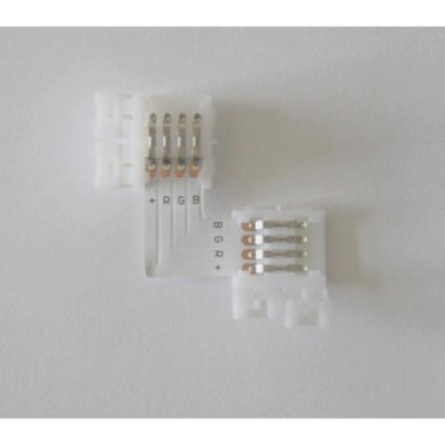 Connecteur pour Ruban LED 10mm RGB en L