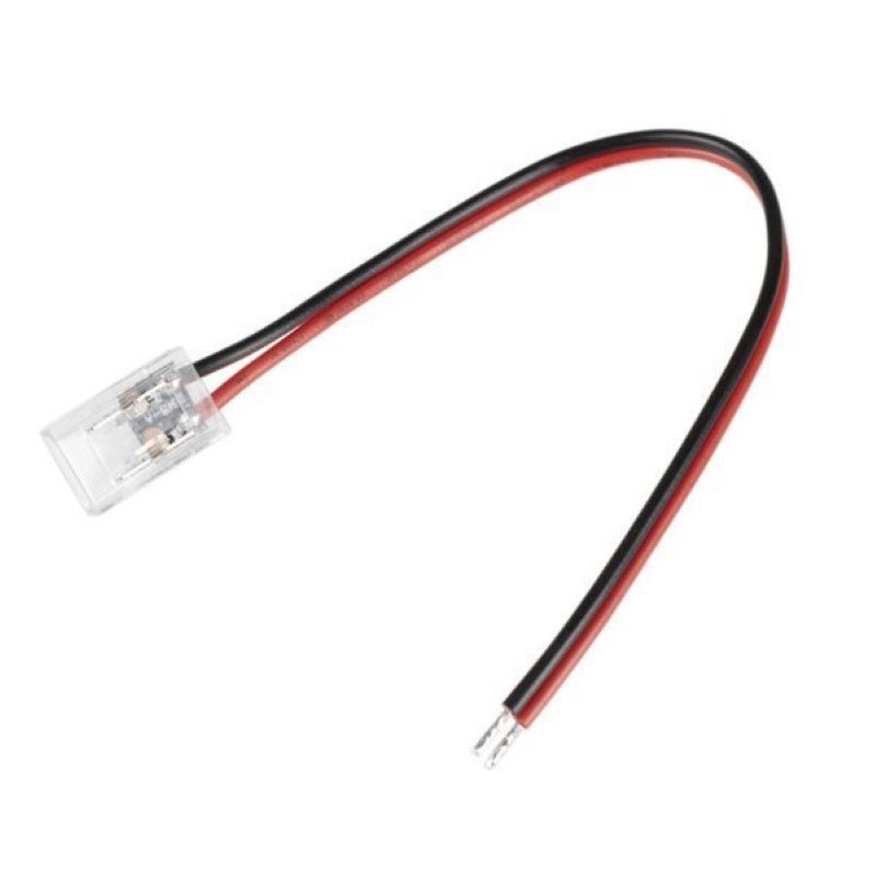 Connecteur de contact avec câble (max. 5A) O1-212 pour ruban LED IP68, 2  pôles larg. 12mm, pitch>8mm