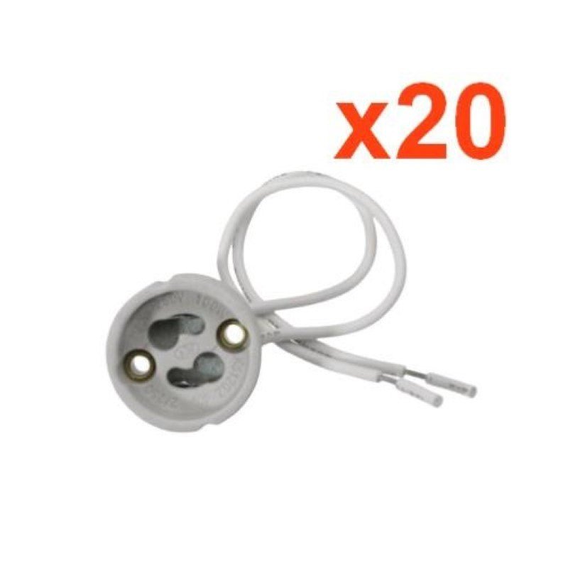 Douille GU10 (Pack de 20) - Silamp France