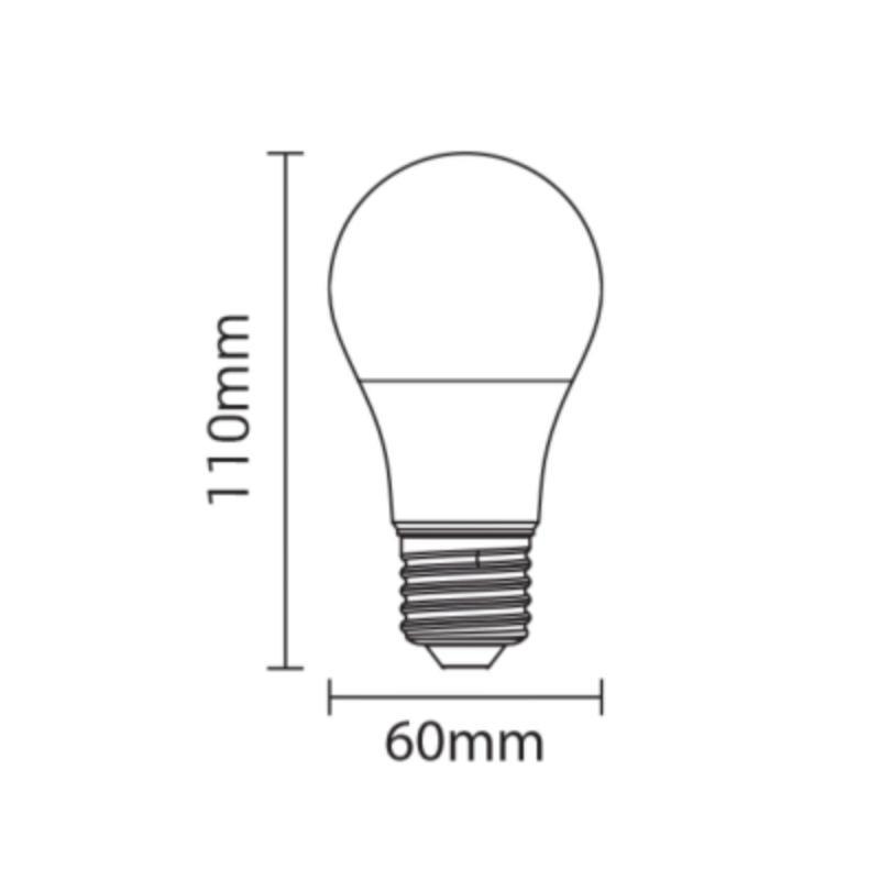 Ampoule LED E27 12W 220V A60 Dimmable