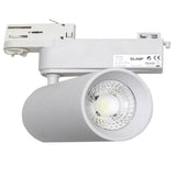 Spot LED sur Rail 40W COB 80° Triphasé BLANC