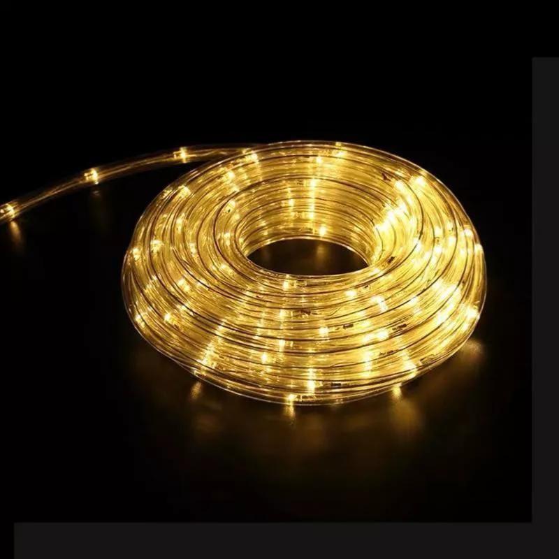 Guirlande lumineuse à piles 10 Micro LED blanc chaud 90cm fil métal cuivré