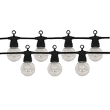 Guirlande Guinguette LED 13M 20pcs 6W IP65 Monocouleur - Câble Noir