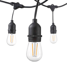Guirlande Guinguette LED 15M IP65 pour 15 Ampoules E27 Suspendues (non fournies)