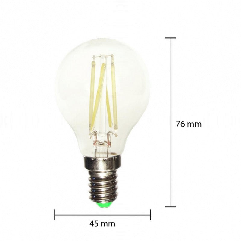 Ampoule LED E14 Filament 6W 220V G45 COB 360°