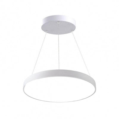 Kit Plafonnier LED Blanc 30W 40cm avec Kit de Suspension