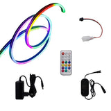 Kit Néon Flexible Connecté LED RGBIC WiFi 24V 5M 60LED/m IP65 + Kit Accessoires