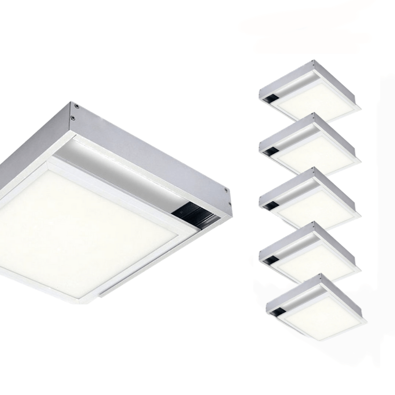 Panneau LED 60x60 Slim 45W BLANC (Pack de 6) - No Flicker - Blanc Froid  (6000K - 8000K)