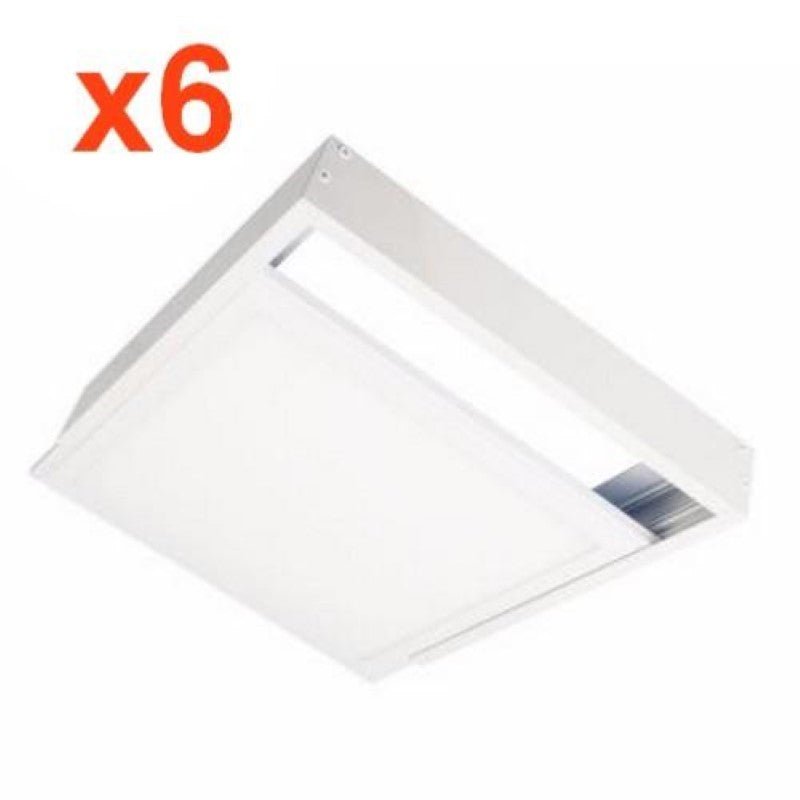 Kit Saillie BLANC pour Panneau LED 60x60 Slim (Pack) - Silamp France