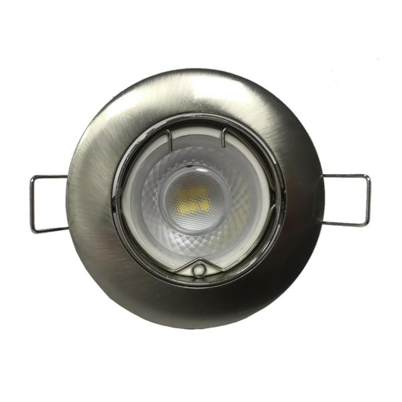 Kit Spot LED GU10 encastrable avec Ampoule LED 8W (Pack de 10) - Silamp France
