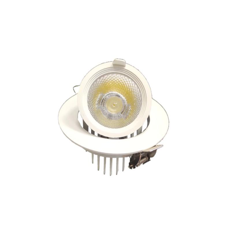 Spot LED Rond Encastrable Orientable BLANC 12W