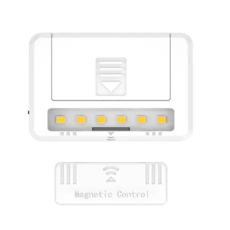 Lampe d'armoire LED à Pile avec Commande Magnétique 0,5W (Lot de 2) - Silamp France