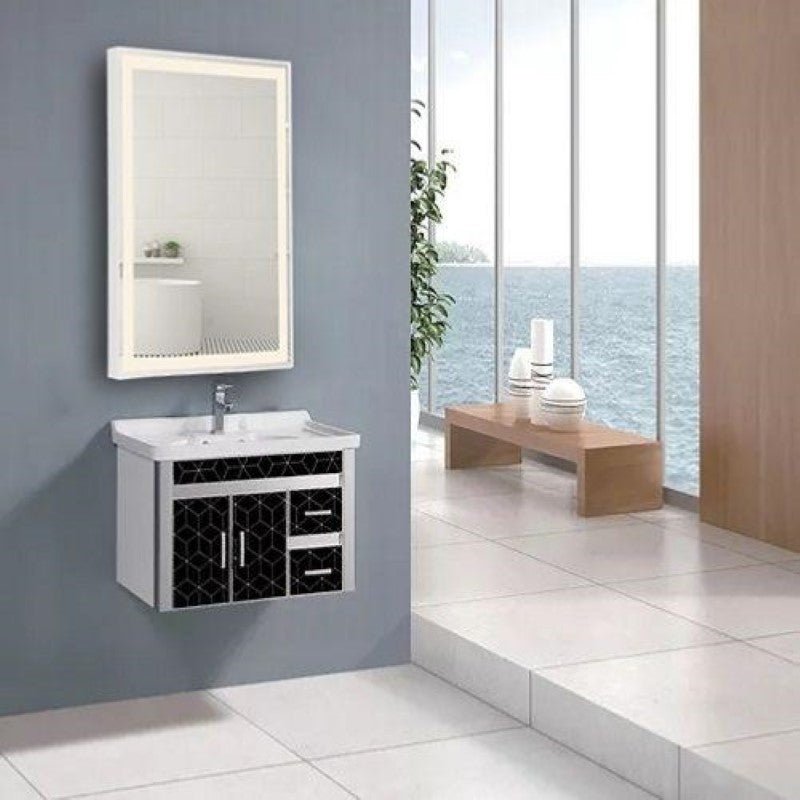 Miroir De Salle De Bain LED Avec Interrupteur Tactile - Moderne - Alasta