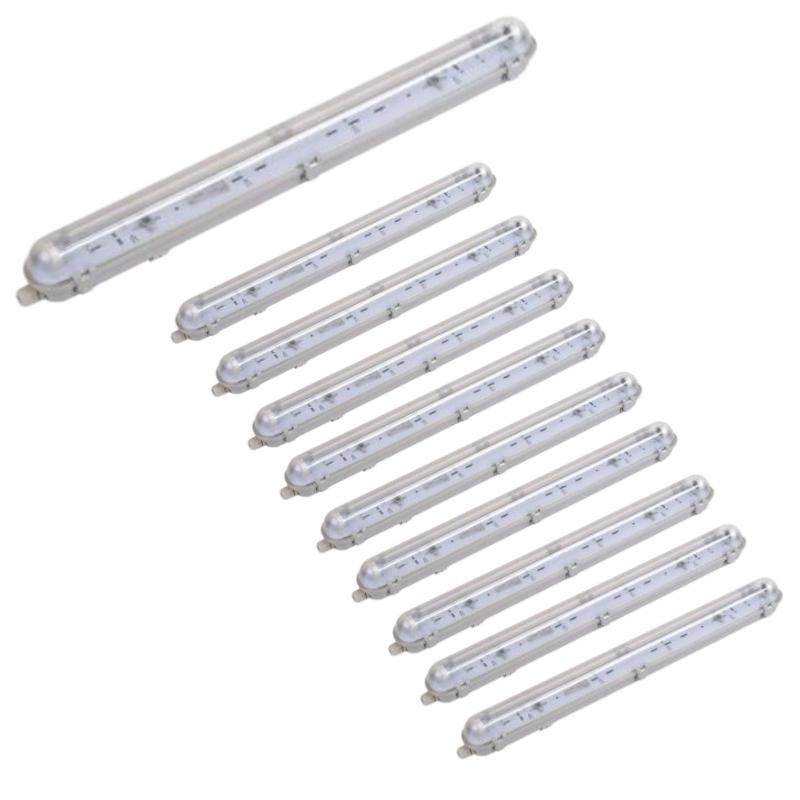 Réglette étanche pour Tube LED T8 150cm IP65 (Boitier vide) (Pack de 10)