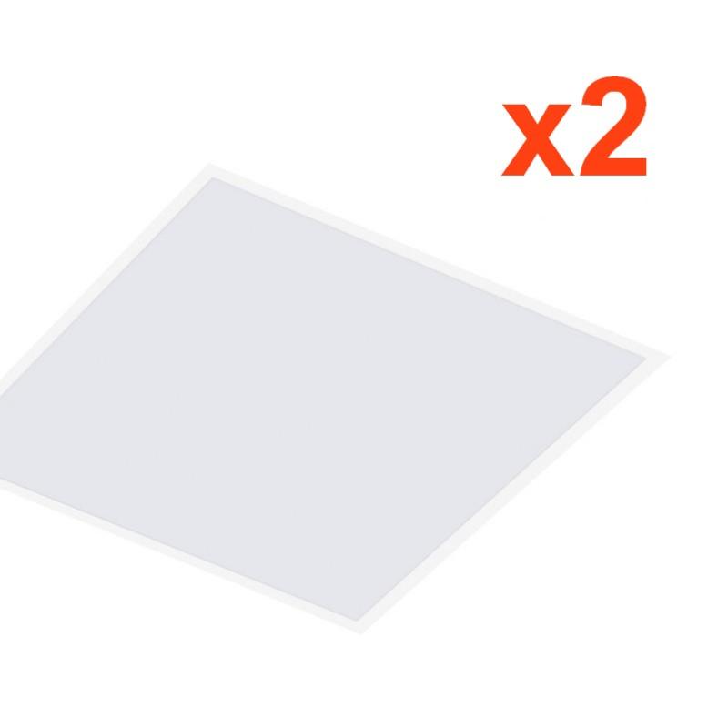Panneaux LED 60x60 60W BLANC (Transfo Inclus et vendu par 2)