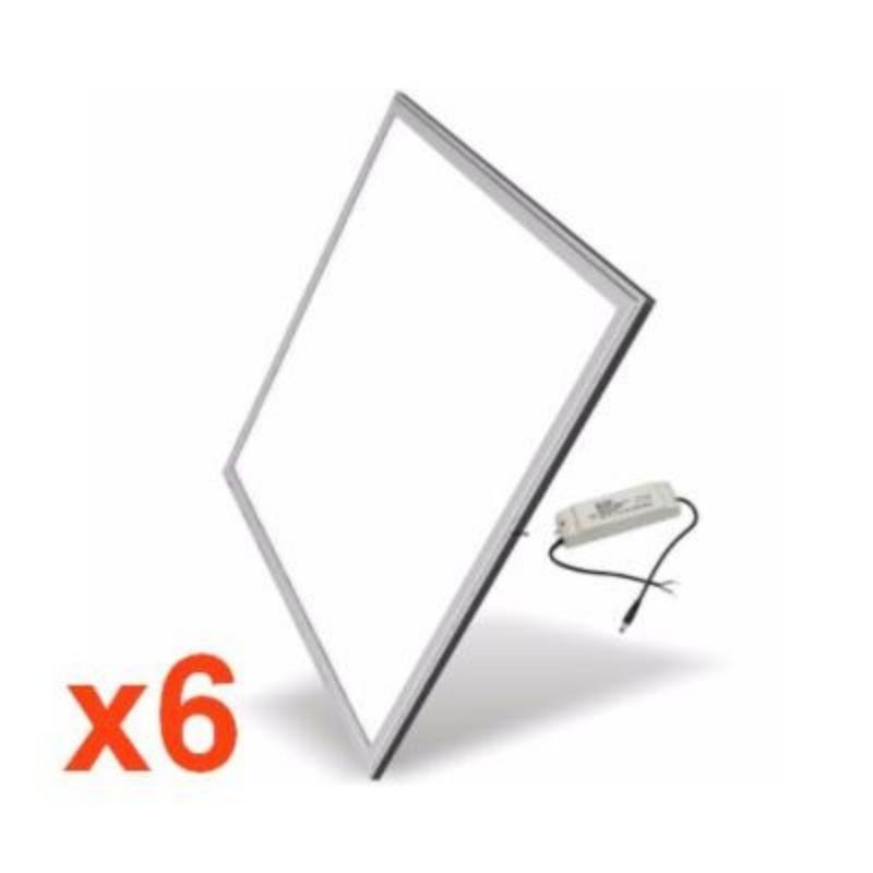 Panneau LED 60x60 Slim 36W ALUMINIUM (Pack de 6)