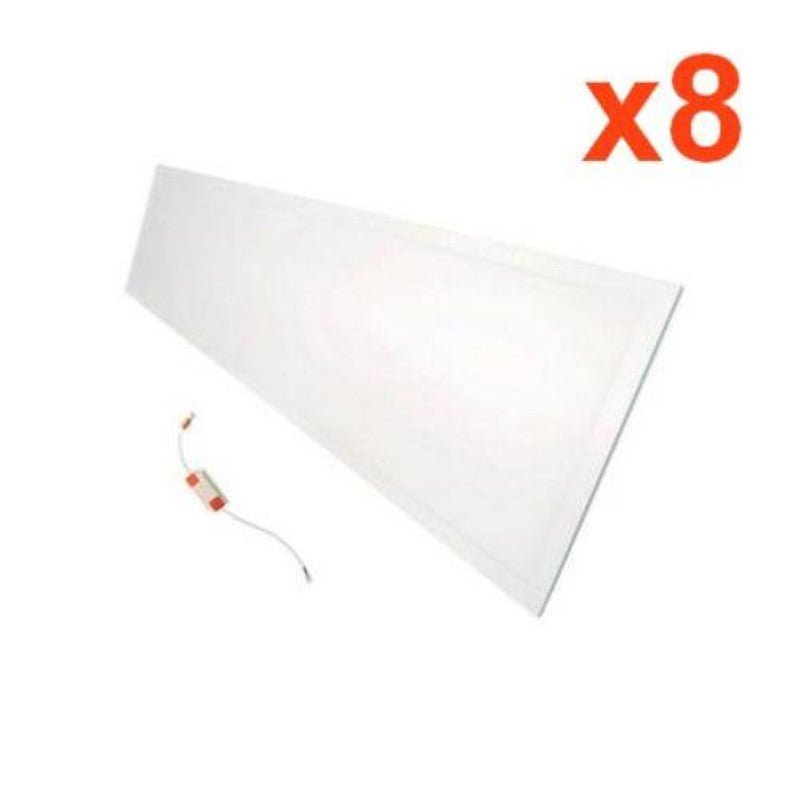 Panneau LED 120x30 48W BLANC (Pack de 8) - Silamp France