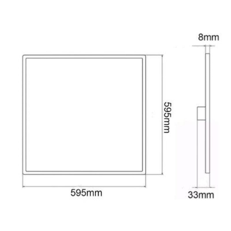 Panneau LED 60x60 Slim 36W BLANC (Pack de 6) - No Flicker - Silamp France