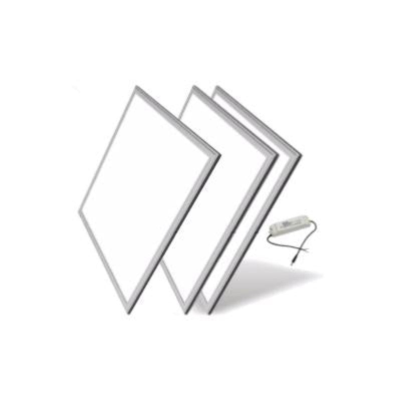 Panneau LED 60x60 Slim 48W ALUMINIUM (Pack de 3) - Silamp France