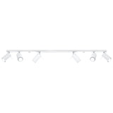 Plafonnier Spot Orientable Blanc pour 6 Ampoules GU10