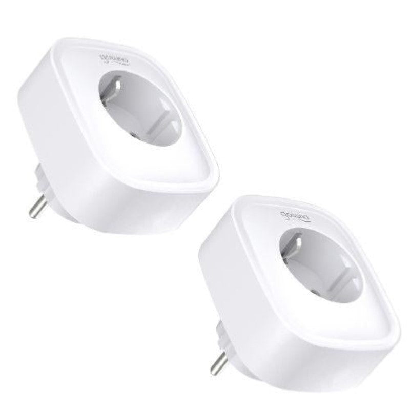 Prise Connectée WiFi 2.4GHz 16A Blanche (Lot de 2) - Silamp France