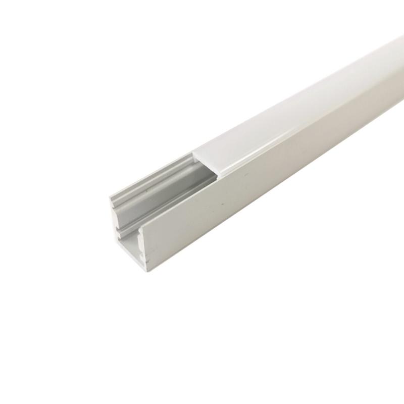 Profilé Aluminium 2m pour Ruban LED - Cache Opaque - Silamp France